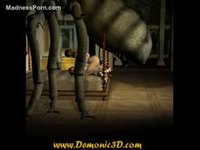 Huge spider unbelievably fucks its sexy slave